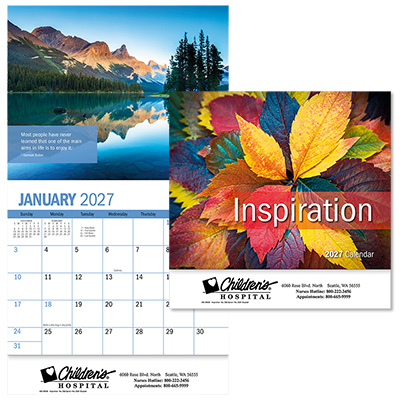 Inspiration Wall Calendar - Stapled