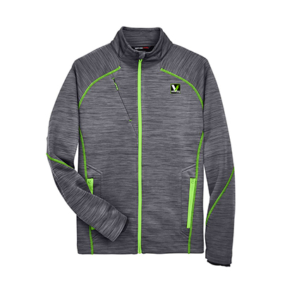 North End Men's Flux Mélange Bonded Fleece Jacket