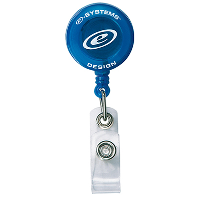 Round Secure-A-Badge™ w/ Alligator Clip