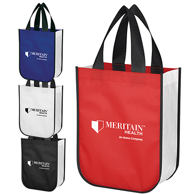 promotional non-woven shopper tote | Imprinted Tote Bags - Promo Direct