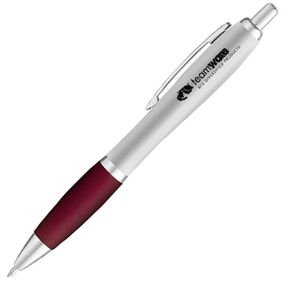 Curvaceous Matte Silver Ballpoint