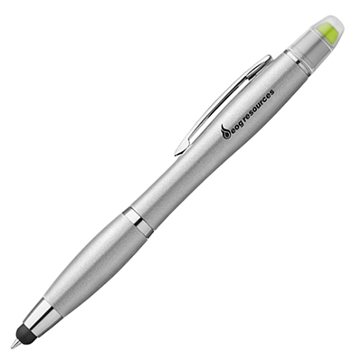 Promotional metallic stylus highlighter pen Imprinted pens