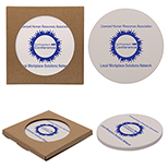 Single Round Absorbent Stone Coaster
