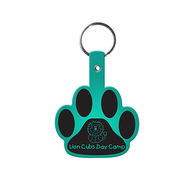 Paw Flexible Key Tag