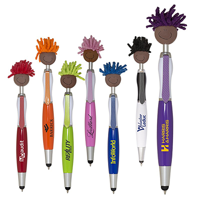 MopToppers Screen Cleaner with Stylus Pen (Dark Color)