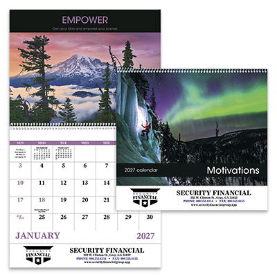 Motivations Spiral Calendar