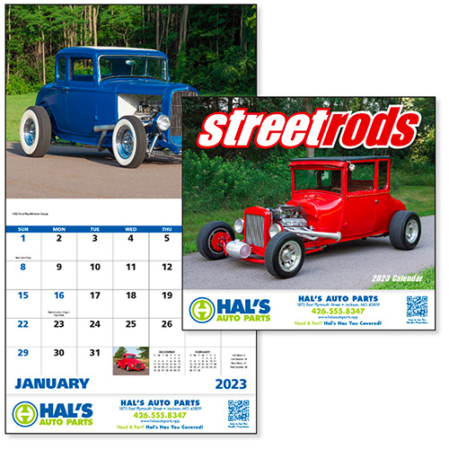 Street Rods Stapled Calendar