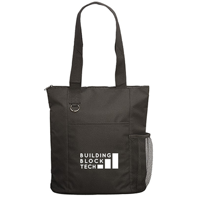 Personalized Voyager Zippered Tote Bag - Promo Direct