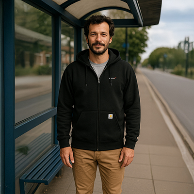 Carhartt Rain Defender Paxton Heavyweight Zip-Front Sweatshirt