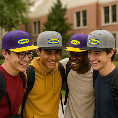 OTTO CAP Wool Blend Twill Flat Bill Hat