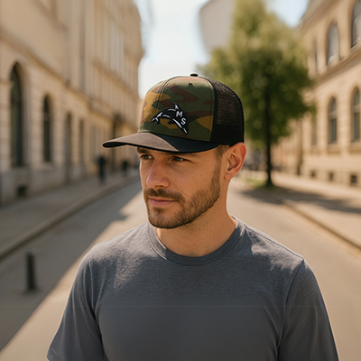 OTTO CAP Structured Firm Front Panel Cap