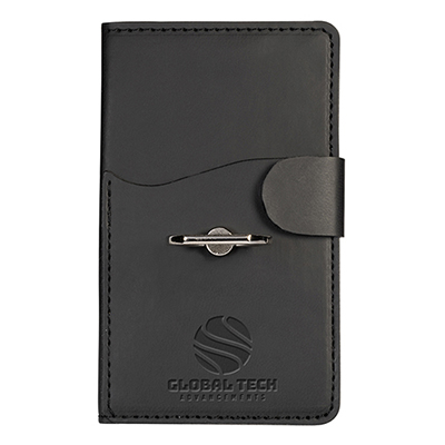 Leeman Tuscany™ Dual Card Pocket With Metal Ring