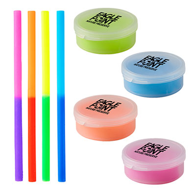 Reuse-it™ Mood Silicone Straw in Round Case