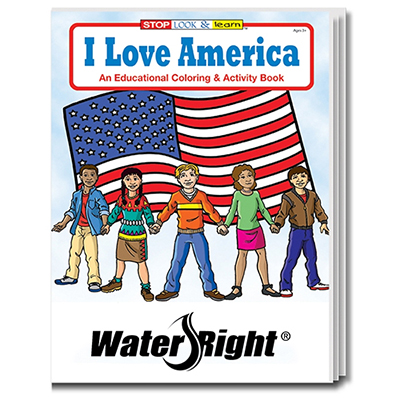 I Love America Coloring Book