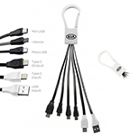 33007 - Jumbo Jelly 4-in-2 Charging Cable White