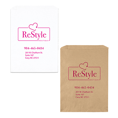 9x12 Merchandise Paper Bag - Flexo Imprint