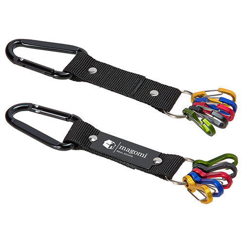 Carabiner with Color-Code Key Clips