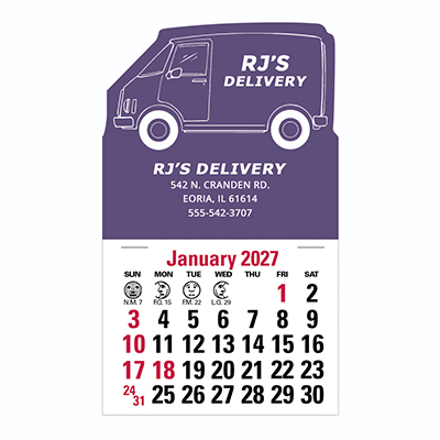Stick-Up Calendars (Van)