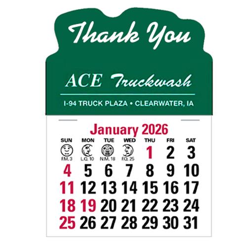Stick-Up Calendars (Thank You)