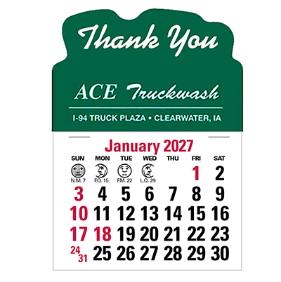 Stick-Up Calendars (Thank You)