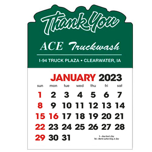 Stick-Up Calendars (Thank You)
