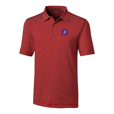 Cutter & Buck Forge Pencil Stripe Stretch Men's Polo