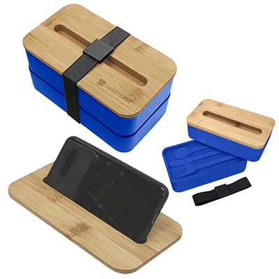 Stackable Bento Box With Phone Stand