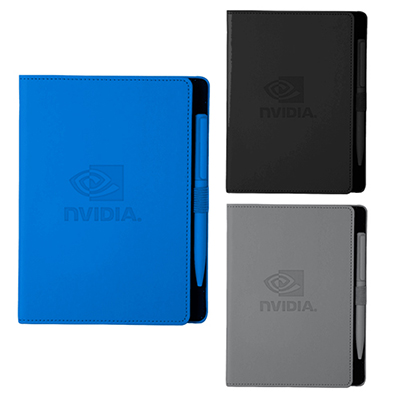 Soft Touch Notebook with Pen