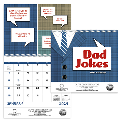 Dad Jokes Calendar - Spiral