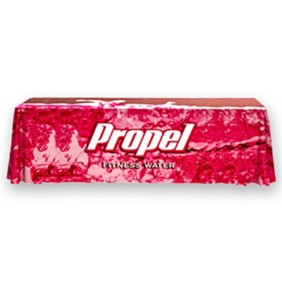 8' Table Throw - 4 Sided Covered