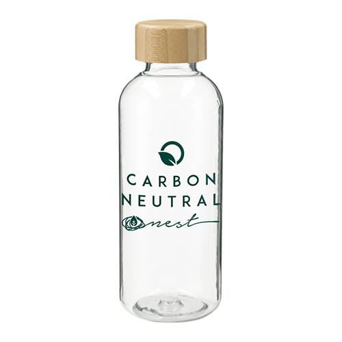 22 oz. Sona RPET Bottle with Bamboo Lid