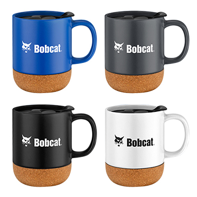 12 oz. Fairbank Cork Base Ceramic Mug