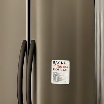 Round Corner Jumbo Magnet 4-1/2 x 5-1/2