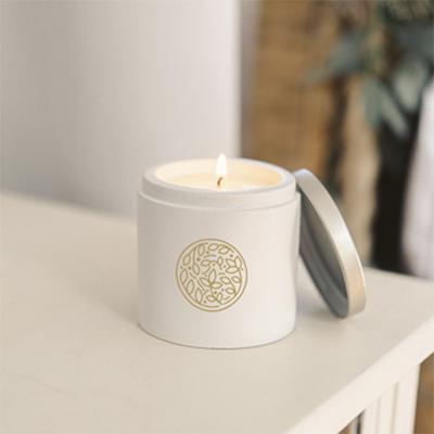 Cali Clay Cement Candle