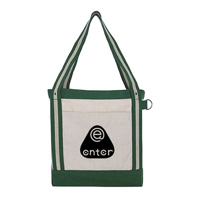 V Natural™ Striped Recycled Cotton Boat Tote