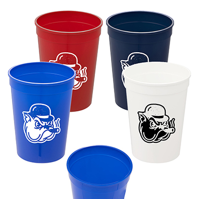 Stadium Cups With Logo - 12oz Solid Cups | Promo Direct