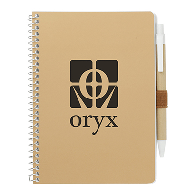 5” x 7” FSC® Mix Spiral Notebook with Pen