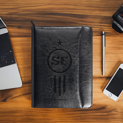 Renaissance Zippered Padfolio with FSC® Mix Paper