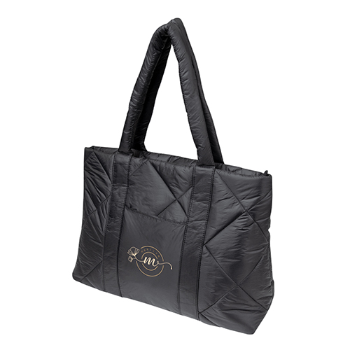 Luxe Quilted Puffer Tote Bag