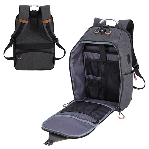 Custom Branded Computer Backpack - USB Port | Promo Direct