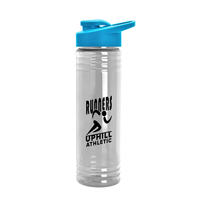 24 oz. Water Bottle with Drink-Thru Lid*