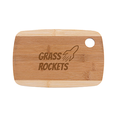 The Camden 9-Inch Two-Tone Bamboo Cutting Board