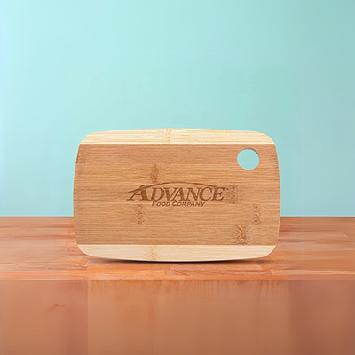 The Camden 9-Inch Two-Tone Bamboo Cutting Board