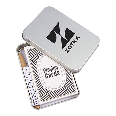 Playing Cards & Dice Game Set