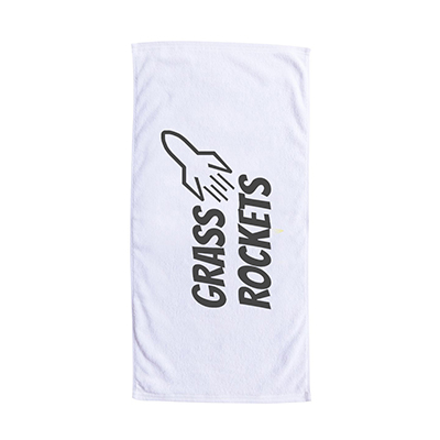 Coastal Beach Towel - White