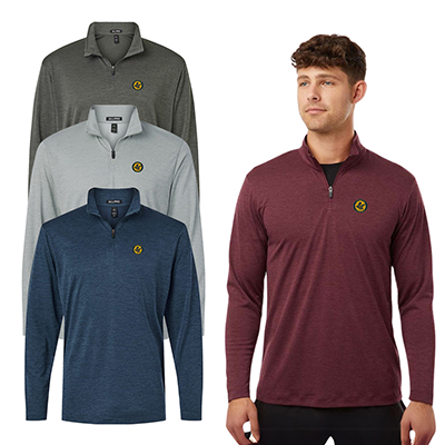 AllPro Performance Melange Quarter Zip Pull Over