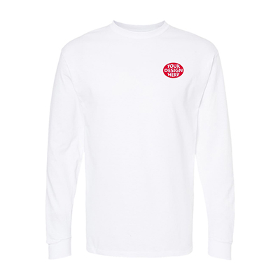 M&O Gold Soft Touch Long Sleeve T-Shirt (White)