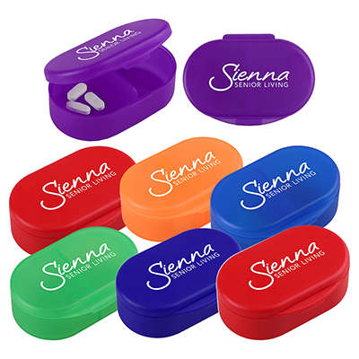 Dual Compartment Pill Box