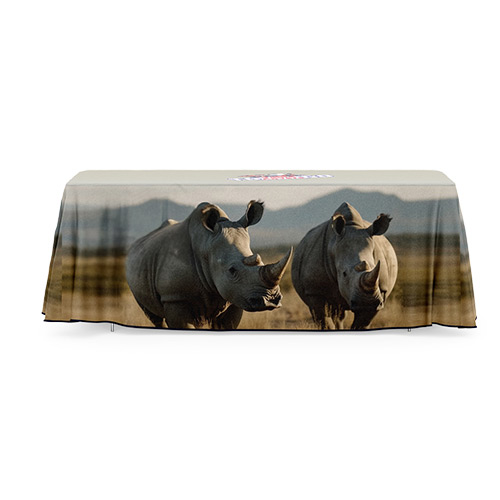 8 ft 3 Sided Table Throw