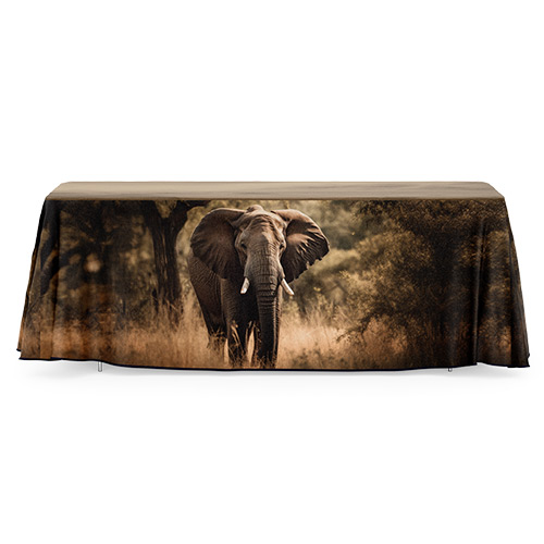 5 ft 3 Sided Table Throw